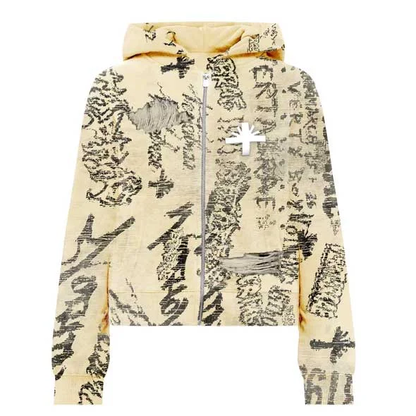 Shop the official VERTABRAE – Ivory Graffiti Zip Up Hoodie from – Fast & Free Shipping! VERTABRAE – Ivory Graffiti Zip Up Hoodie | Fast & Free Shipping