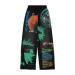 VERTABRAE Black Montage Vertebrae SweatsPant front view