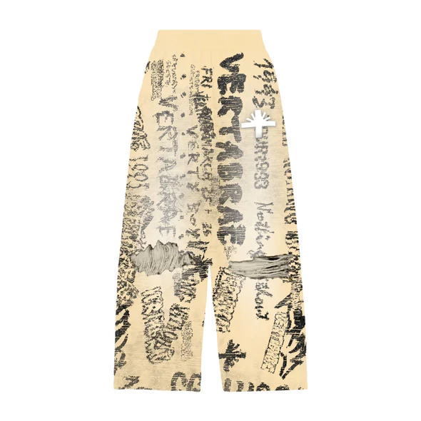VertScibble_590x VERTABRAE- Ivory Graffiti SweatsPants | Fast & Free Shipping