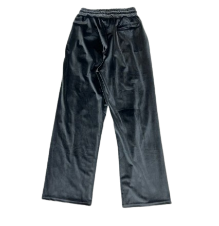 Vertabrae Black with White Logo Vertebrae SweatsPant front view