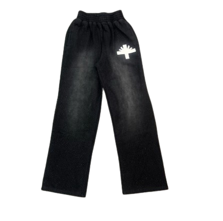 Vertabrae-Crystal-Black-with-white-logo-Sweatpant (1) Vertabrae Crystal Black with white logo Sweatpant | Fast & Free Shipping