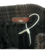 Vertabrae Crystal Black with White Logo Vertebrae SweatsPant front view